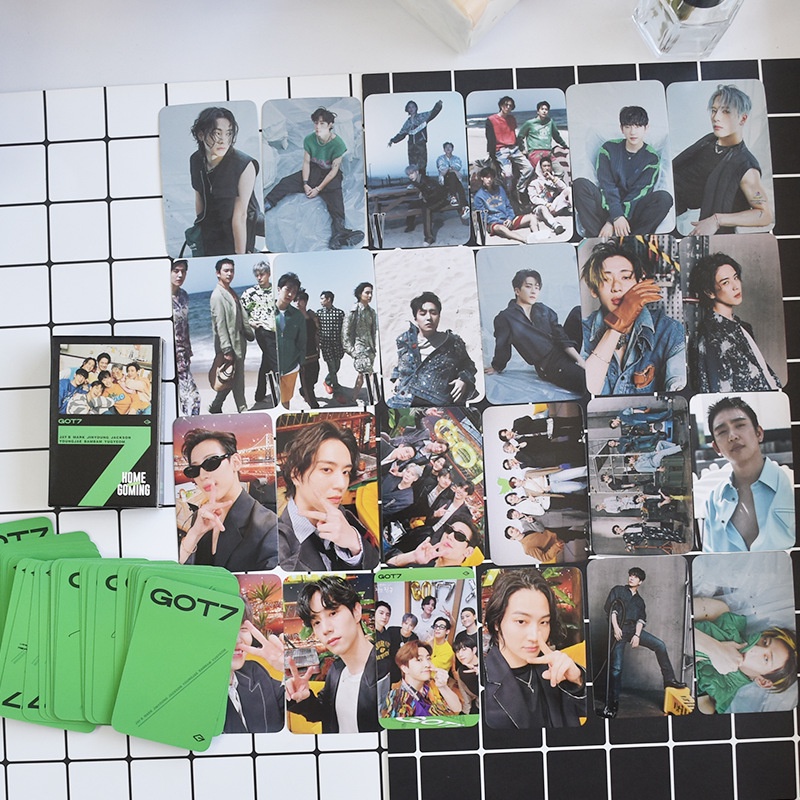 60pcs/box Dapat7 2022 COME BACK Album NANANA Photocards HOME COMING Kartu Lomo got7 Kpop Postcards READY STOCK