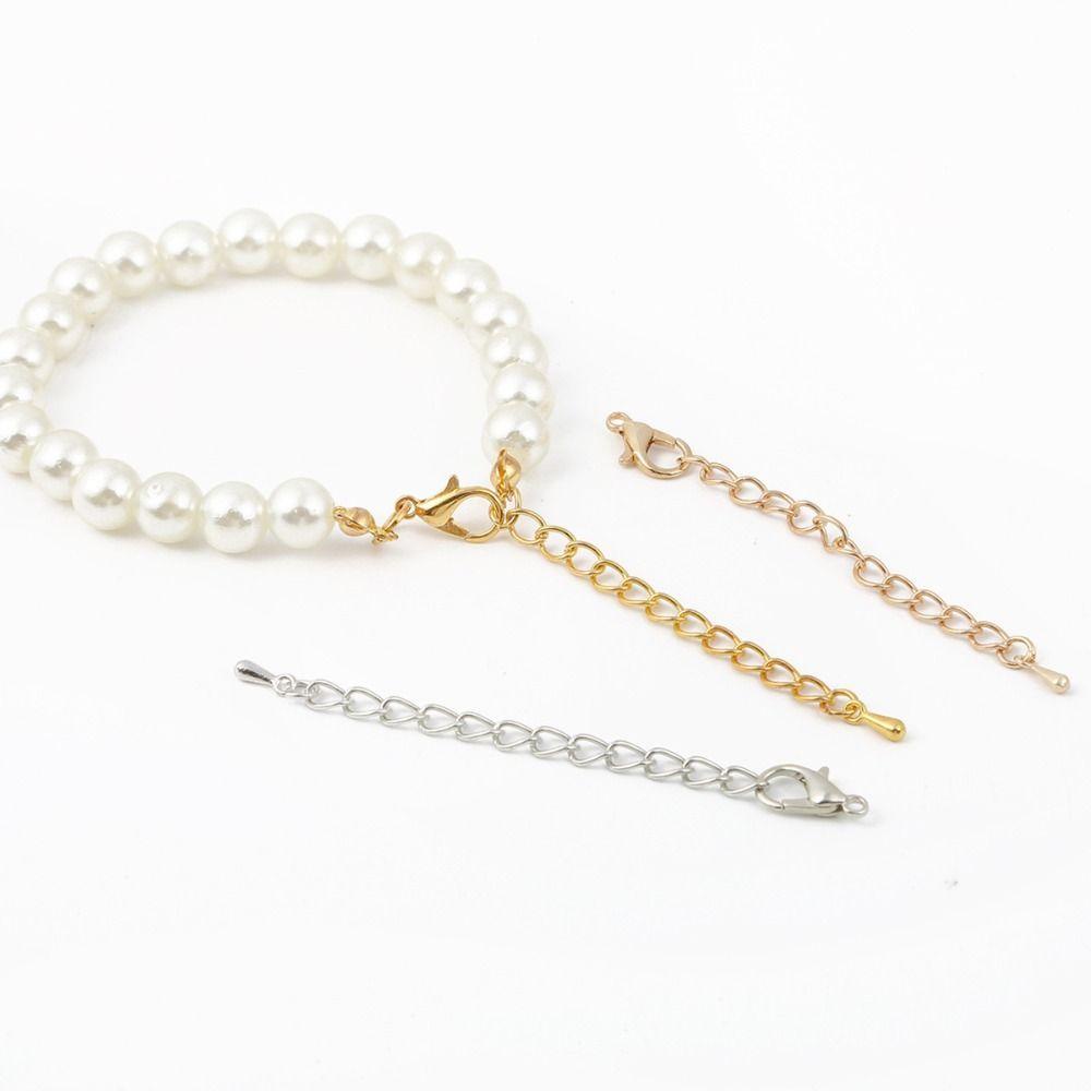 Lanfy Extension Chain 20pcs Kalung Gelang Tetes Air Lapis Emas DIY Lobster Clasps Connector