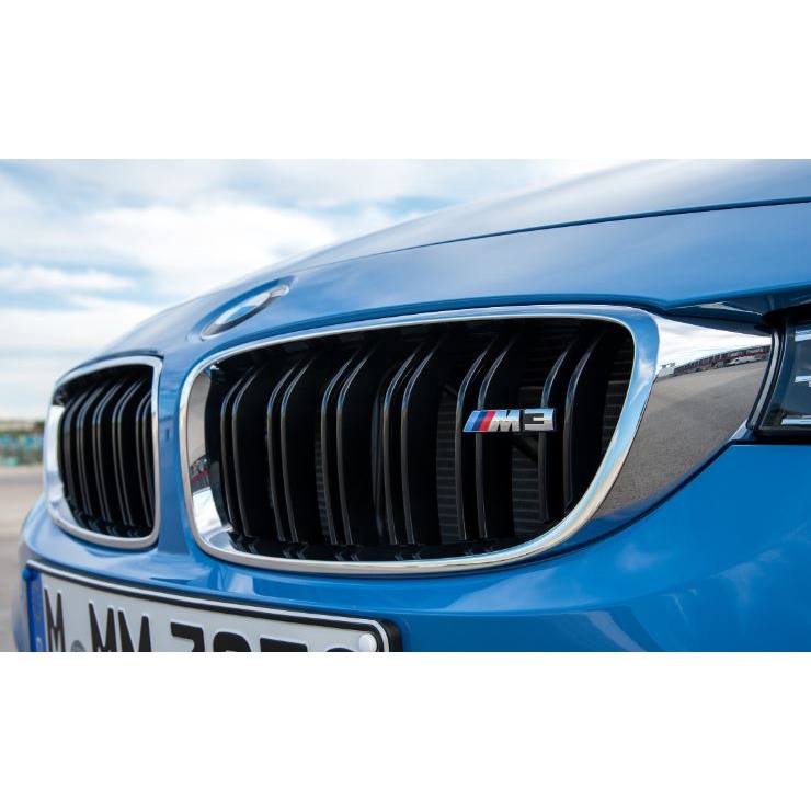 Emblem Logo M3 Grill Depan BMW Seri 3 F30 F10 Grille Mobil Eropa Jepit