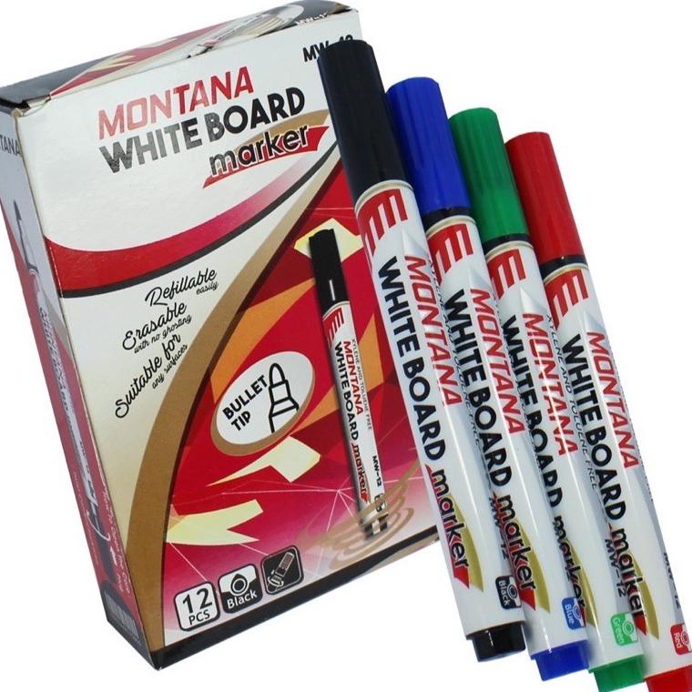 

Q96 (1 lusin) MONTANA Spidol Whiteboard (MW-12) TOP PRODUCT グ