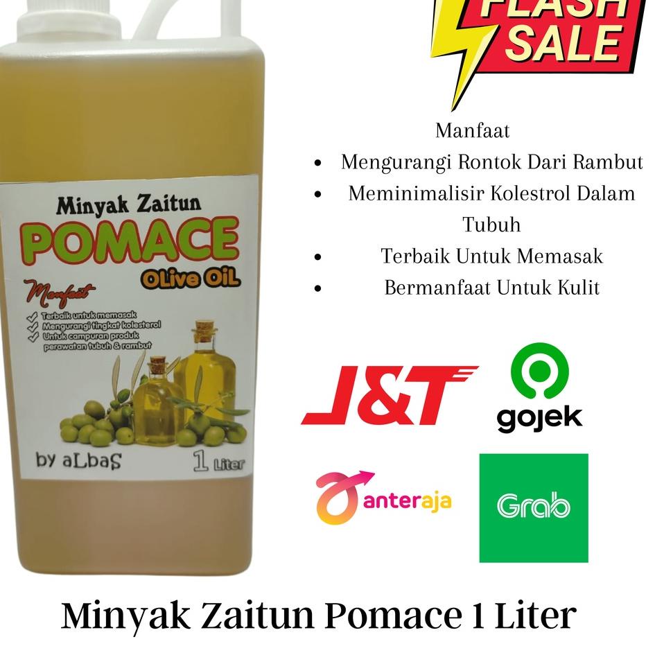 

☑ Pomace Olive Oil / Minyak Zaitun Pomace 1 Liter Terbaik memasak menumis menggoreng aLBaS ➣
