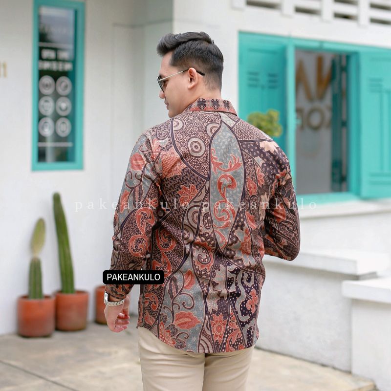 Batik Premium Pria Slimfit || Motif Gibran