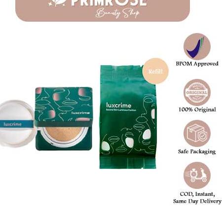 ✺ LUXCRIME 2nd Skin Luminous Cushion: Vanilla, Honey, Cashew, Chesnut, Toffee 10gr ✤