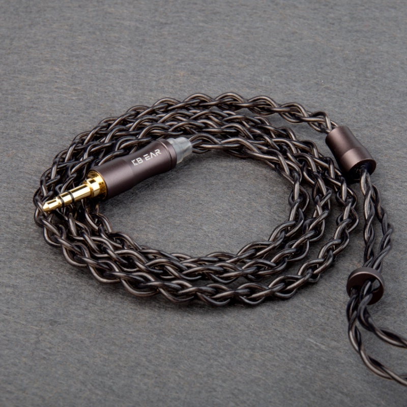 Kbear Hazy 6N Graphene+Copper-Silver Alloy Mixedly Braided Upgrade Kabel MMCX/2Pin Konektor 3.5mm/2.5mm/4.4mmPlug Earphone Wire