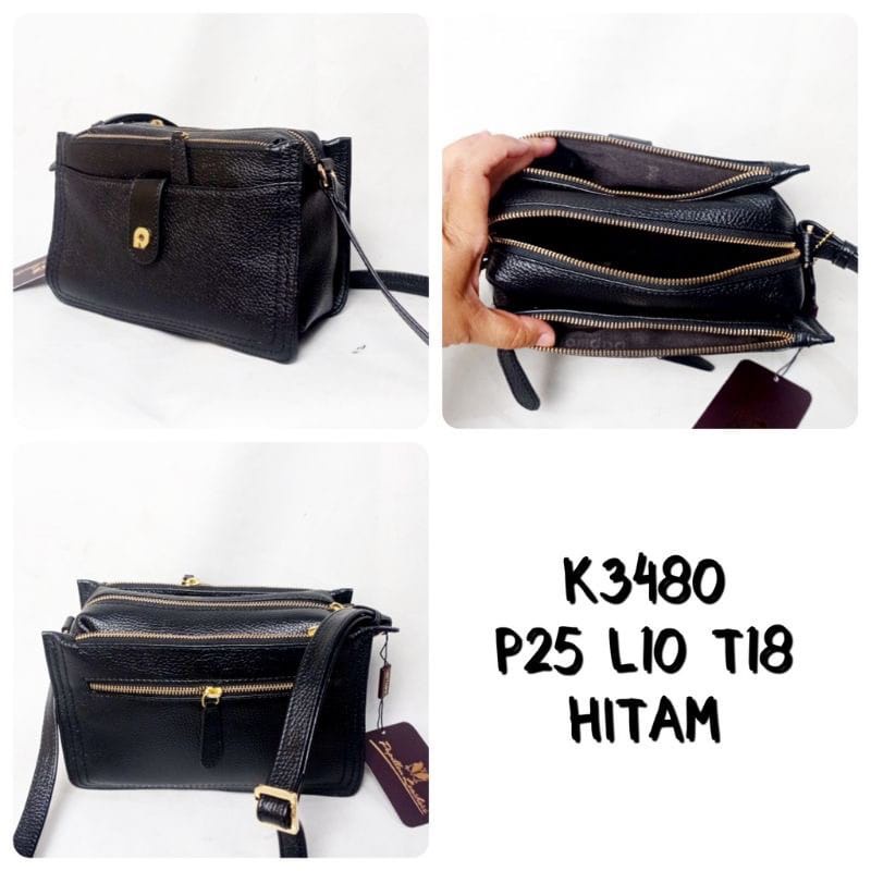Tas Papillon Original Kode K3480 Kulit Asli | Tas Papilon Ori | Tas Selempang Wanita | Tas kondangan