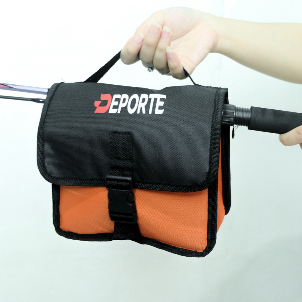 Tas Sarung Reel Pancing Spinning Ukuran 500 - 9000 Lapisan Busa Deporte