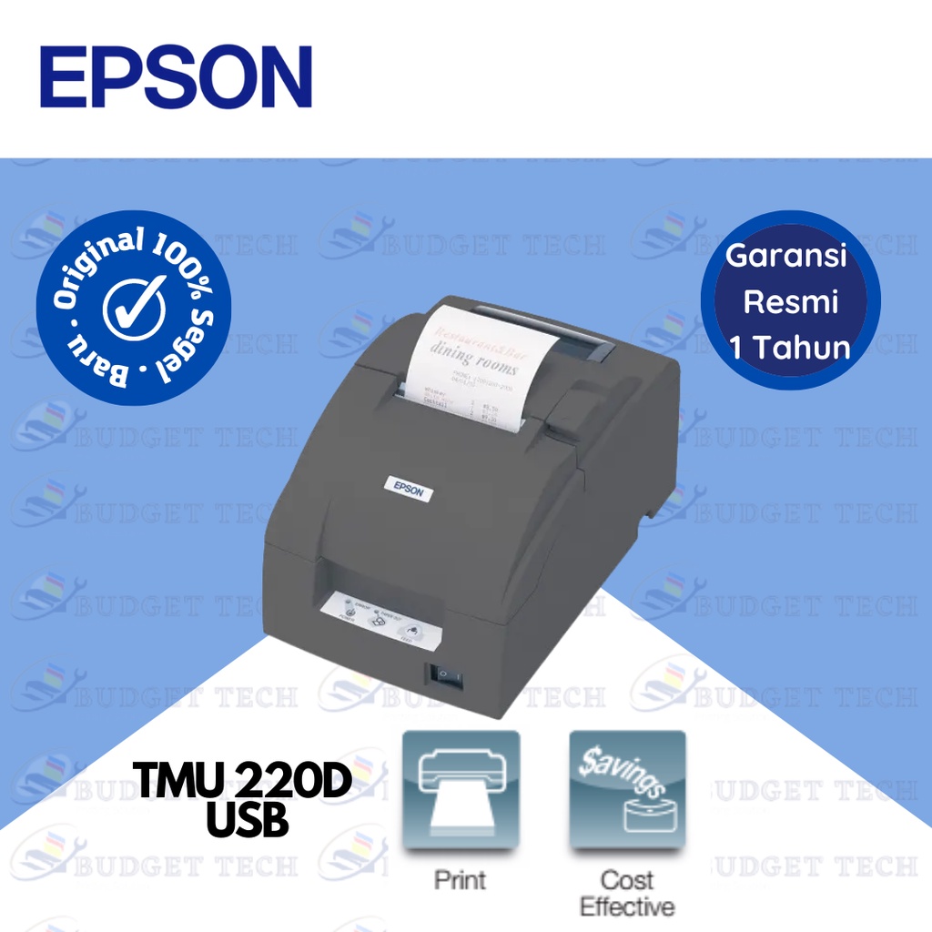 Printer Epson Epson TMU-220D TMU 220D Manual USB / Printer Dot Matrix / Printer Kasir / Printer Thermal- GARANSI RESMI