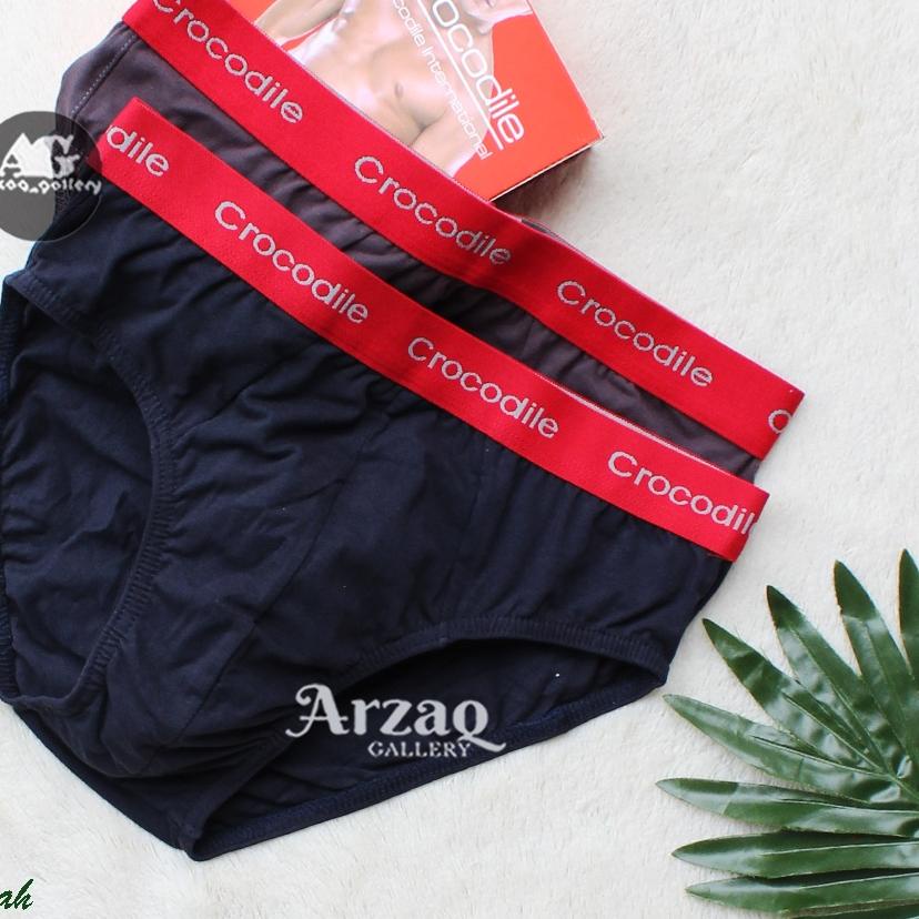 ☑ [ 2 pcs ] Celana Dalam Crocodile MERAH / Celana Dalam Pria / Cd Crocodile / Cd Pria / Crocodile / 