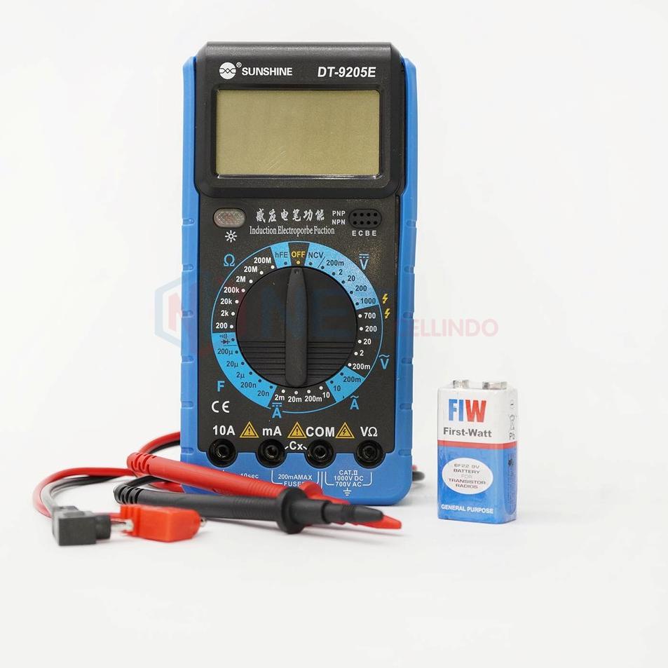 [cod] TOOLS MULTI TESTER / MULTITESTER DIGITAL SUNSHINE DT9205E / SS DT9205E