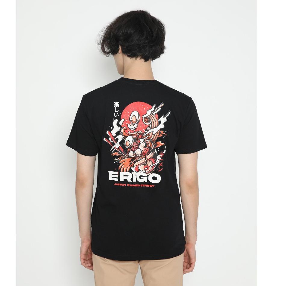 MURAH BANGET Erigo T-Shirt Ramen Street Black