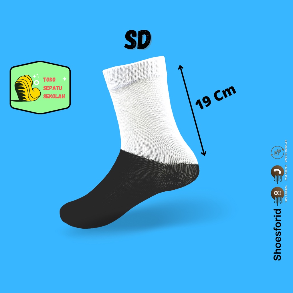 SFK KAOS KAKI ANAK PREMIUM // KAOS KAKI SEKOLAH // KAOS KAKI SD SMP SMA