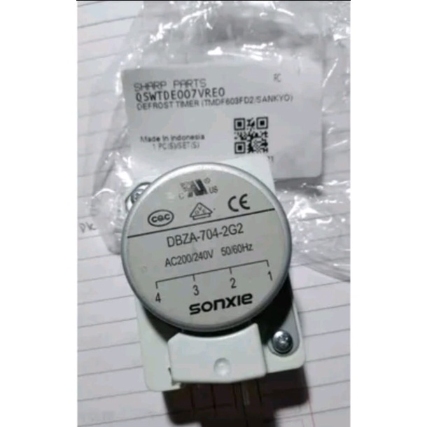 Timer Defrost Kulkas 2 Pintu SHARP ORIGINAL