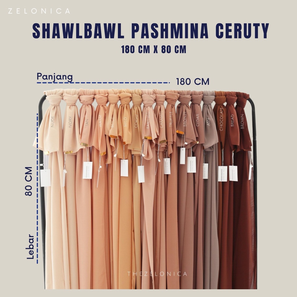 Zelonica SHAWLBAWL PART III PASHMINA CERUTY