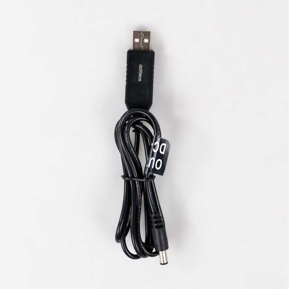 Kabel Power Adapter Modem Orbit / Router Ke Power Bank DC 5V to DC 12V