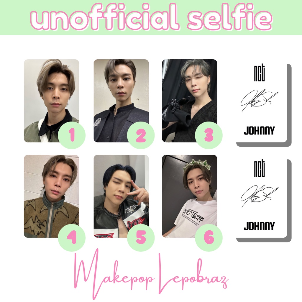 [PART 4B] [MIN. 3 PC] NCT WAYV UNOFFICIAL SELFIE - BOYFRIENDABLE HAECHAN JUNGWOO JAEHYUN JOHNNY WINWIN