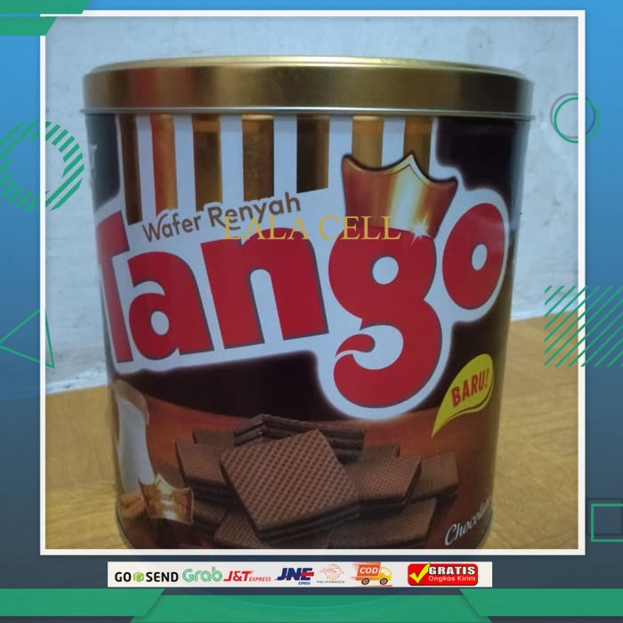 

Tango wafer kaleng - Cokelat