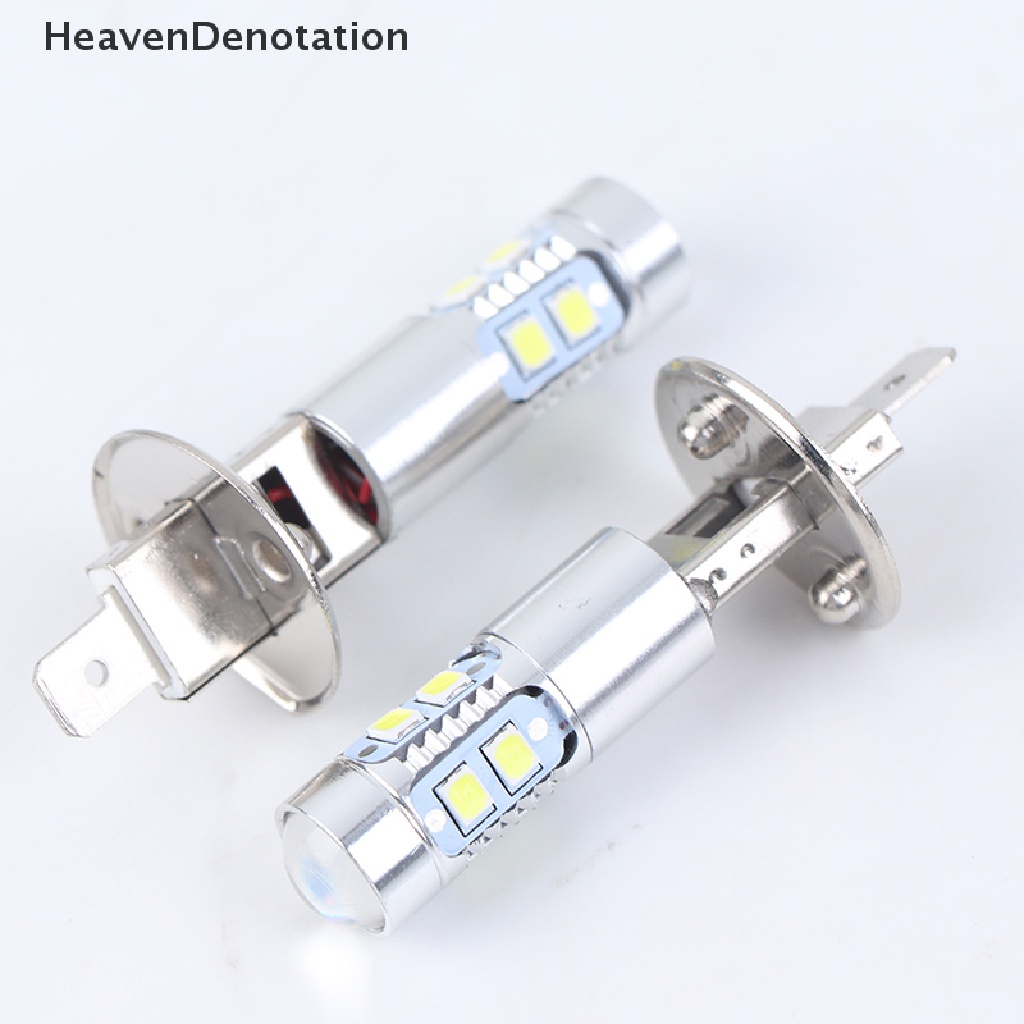 [HeavenDenotation] 1pasang Bohlam Lampu LED H1 Super Terang Lampu Mobil Car Light HDV