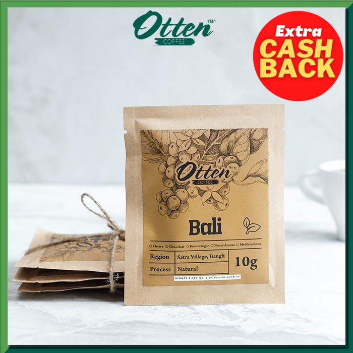 

Drip Coffee 10g Arabica Bali Natural Process (4 Sachet)