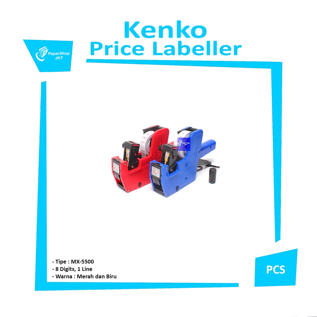

KENKO - Mx-5500 Alat Label Harga - Price Labeller 8 Digits 1 Line - Pcs