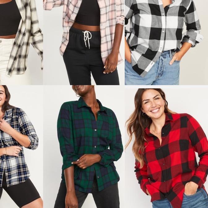 ➾ Oldnavy Plaid Flannel Classic ✺