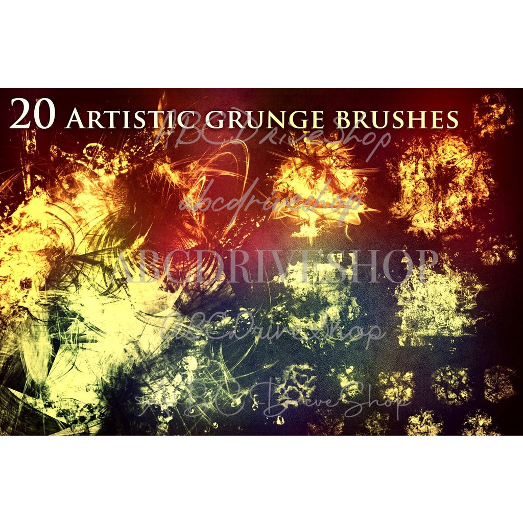 Procreate Brush - 20 Artistic Grunge Brushes