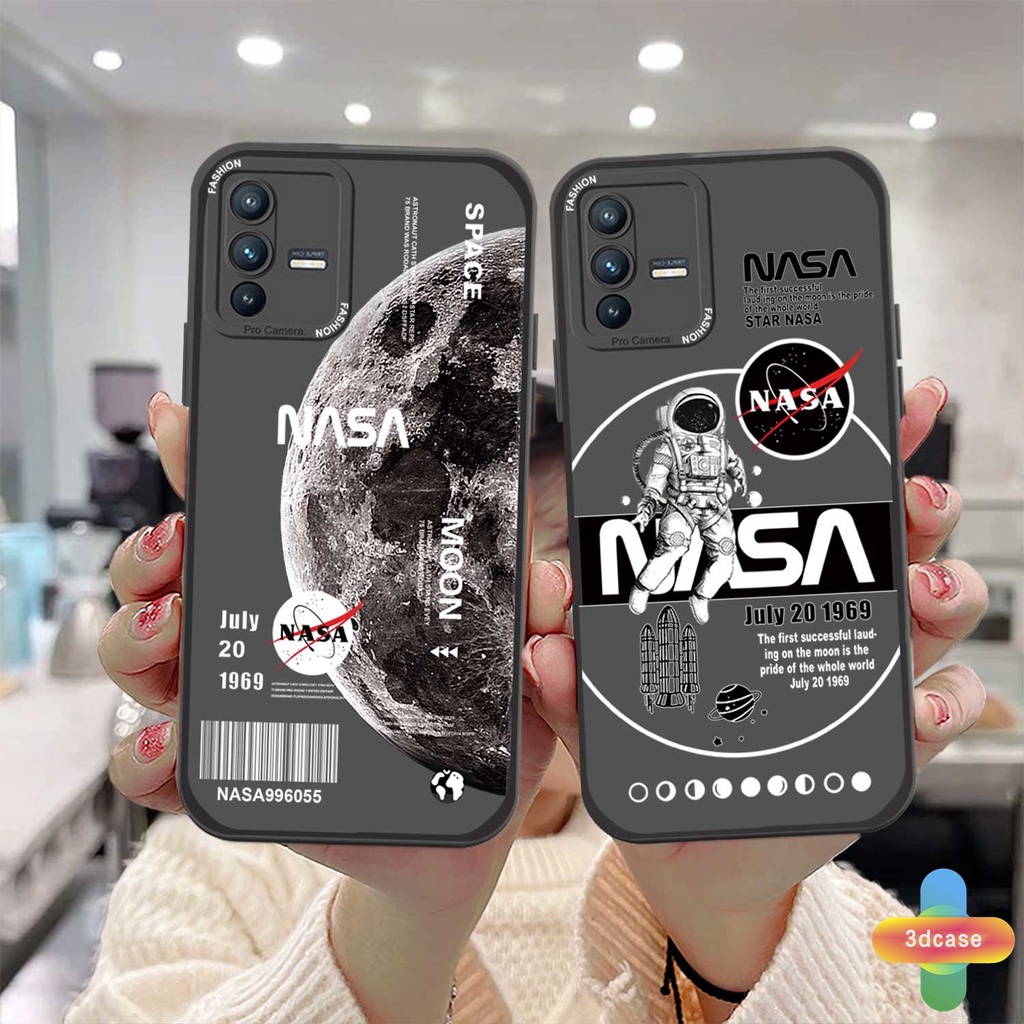 Case Realme C11 2021 C21Y C15 C21 C25 C20 C3 C12 C25S 5 5S 5i C17 7i C1 C25Y C2 C3i 6i C20A Narzo 20 10 10A 20A 30A Fashion Space Astronauts Straight Cube Case