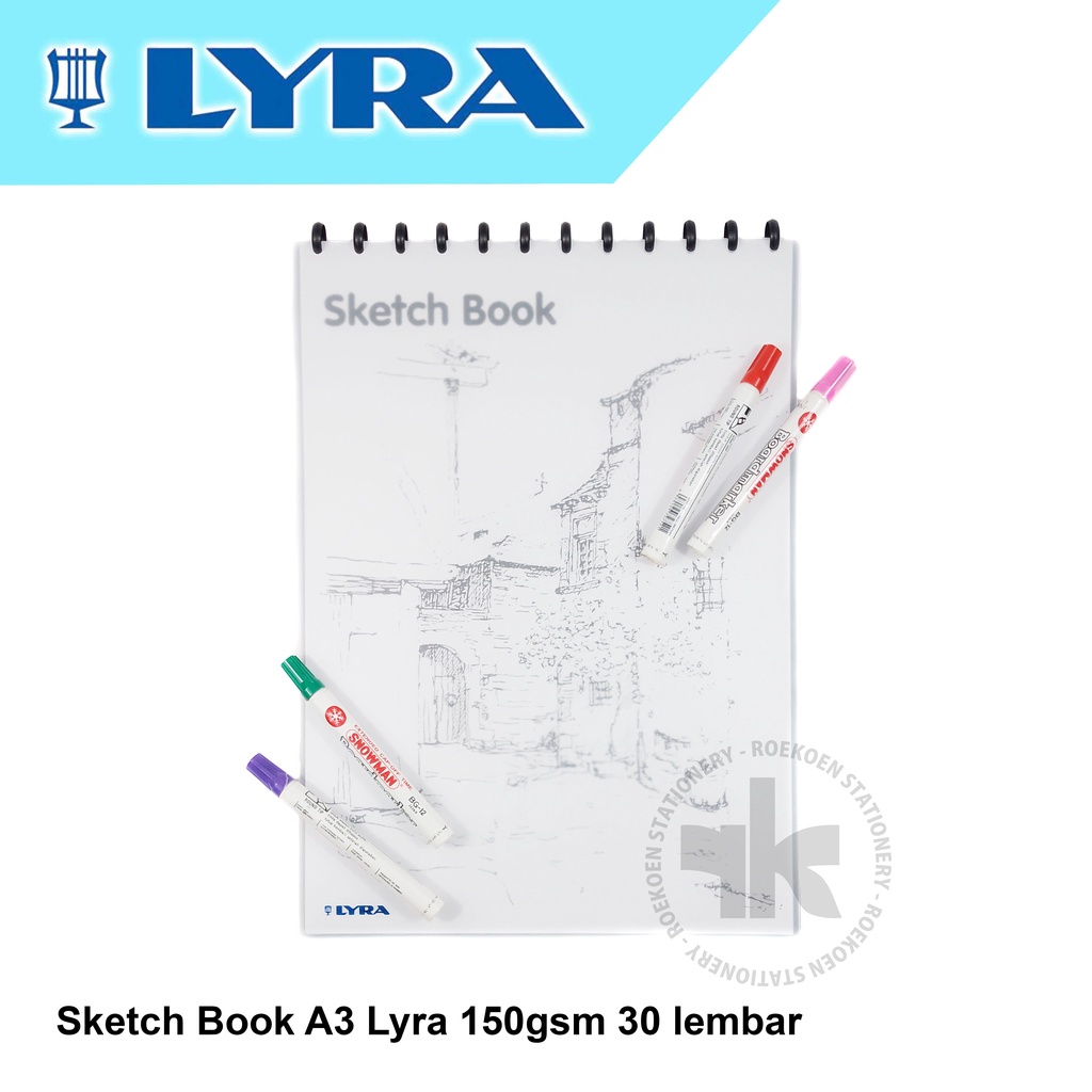 

Lyra Sketch Book A3 150gsm 30 Sheets (Refillable) 9210290