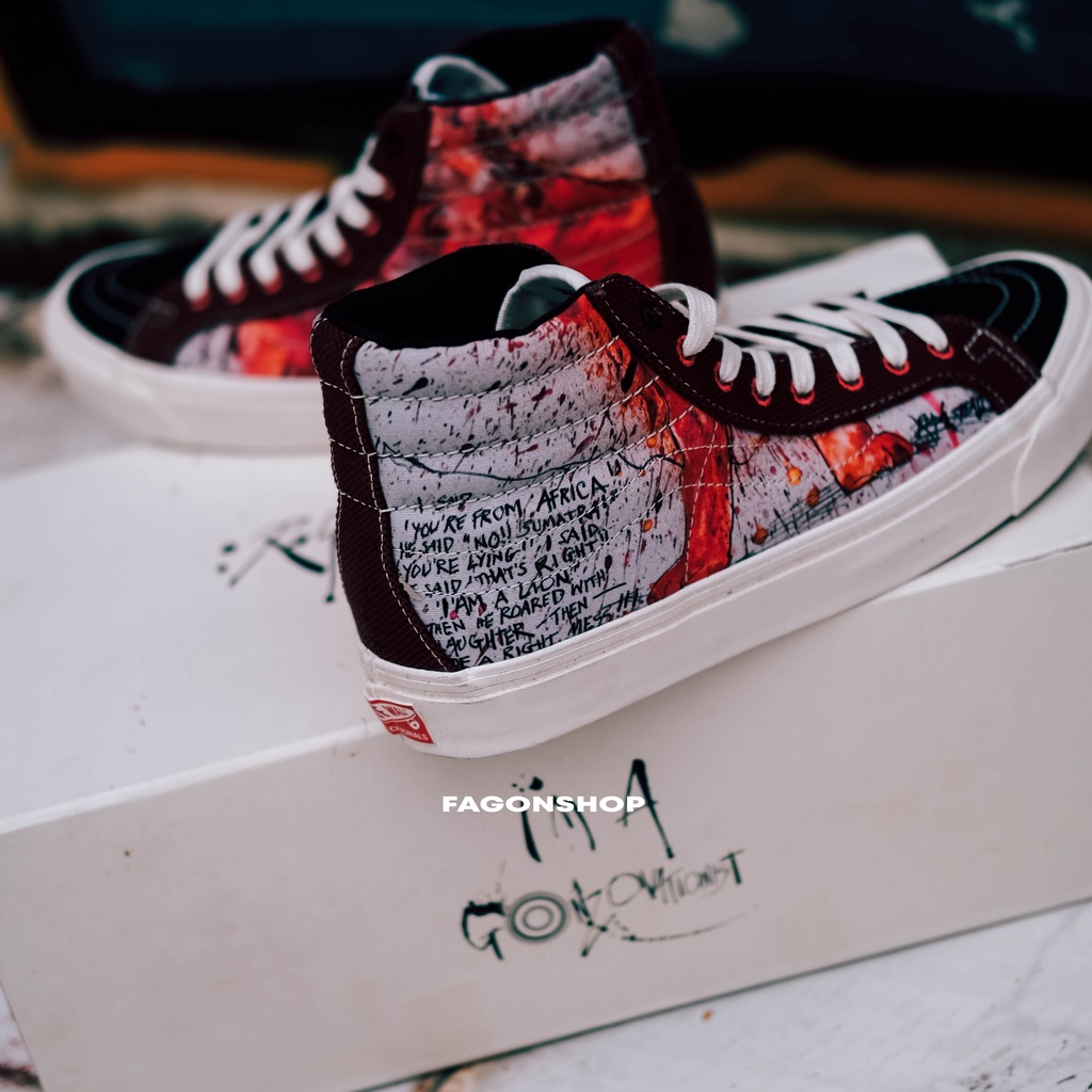 VANS SK8-HI VAULT OG LX X RALPH STEADMAN &quot;LION&quot; ORIGINAL 100%