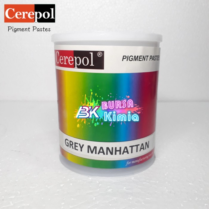 

DISKON SHOPEE/ Cerepol Grey Manhattan Pigment Pasta Cair/Pewarna Resin/Fiberglass