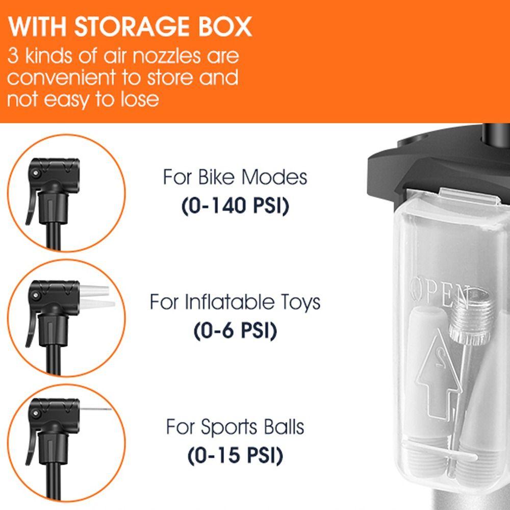 Lanfy Pompa Sepeda Pompa Angin Sepeda MTB Portabel Tekanan Tinggi Aksesoris Sepeda Bersepeda Ban Angin Inflator Pompa Ban