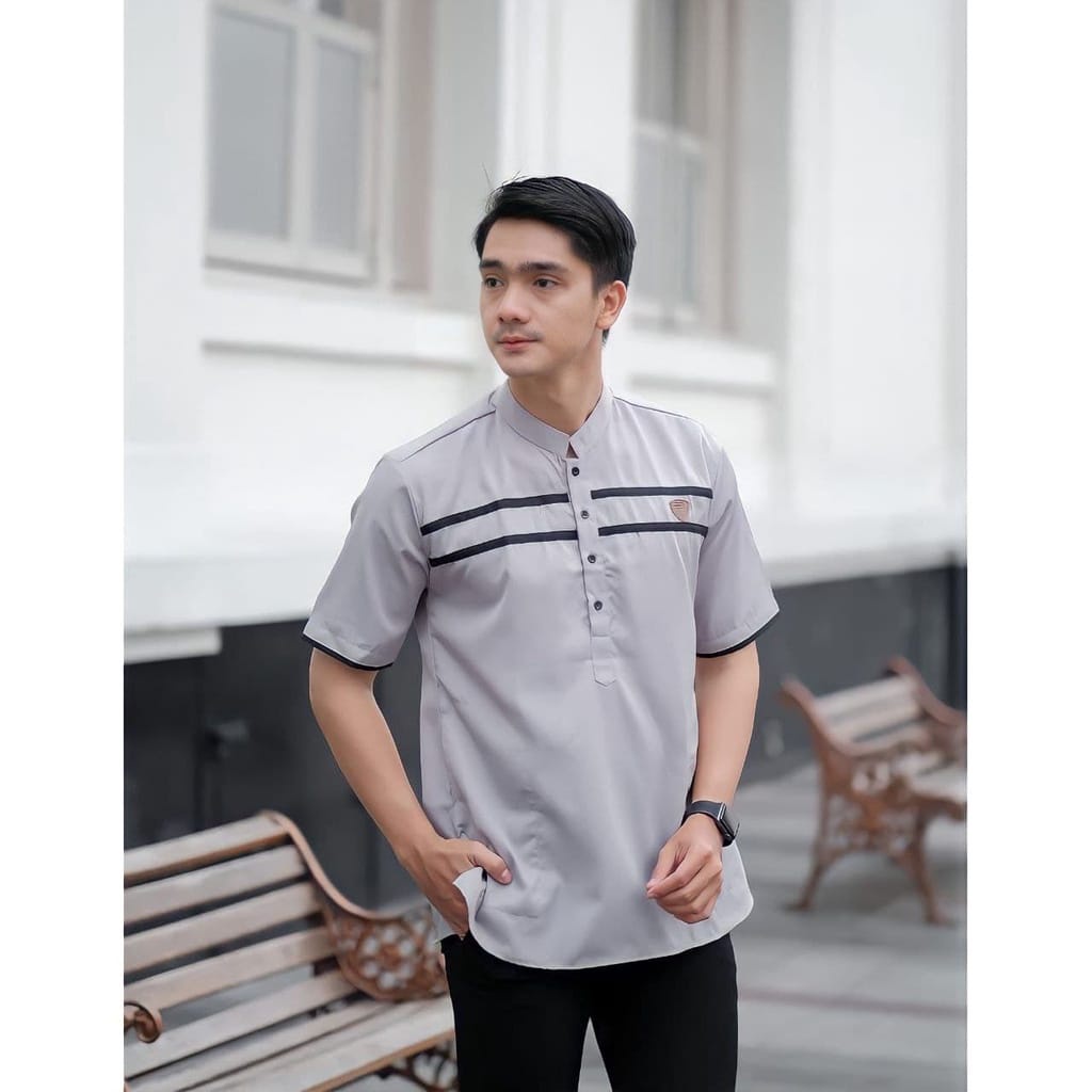 NEW Koko Kurta Lengan Pendek Matt Katun Adem Tebal Terlaris