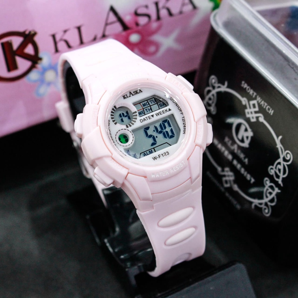 JAM TANGAN LASIKA//JAM TANGAN KLASKA W-F123/ORIGINAL WATERRESISTENT