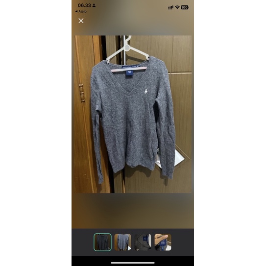 Sweater Rajut Wool Polo Ralph Lauren Sport