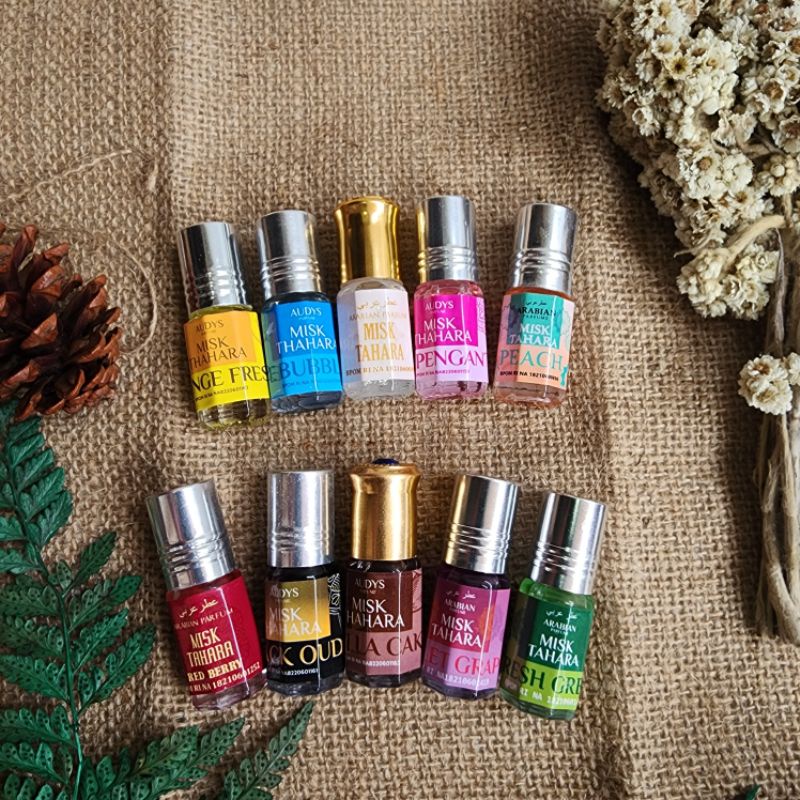 BPOM MISK THAHARAH ORIGINAL 100% 3ml Parfum Miss v  Parfum wanita tahan lama