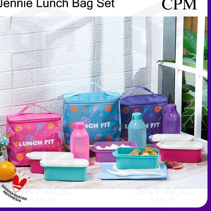 ◄ Lunch Fit Set Kotak Bekal Makan / Jennie Lunch Bag Set ♜