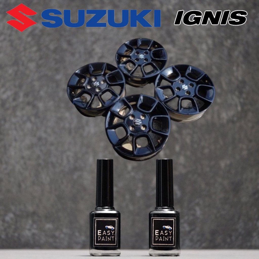 Cat Oles Velg Black Mobil Suzuki Ignis Hitam Pelek Roda 15ml