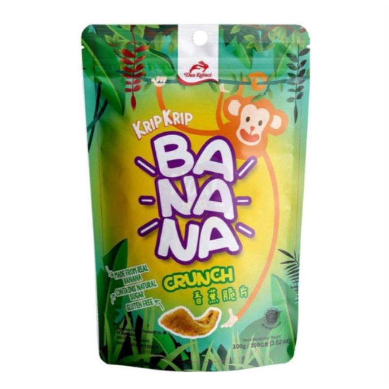 

KRIPKRIP Banana Crunch Dua Kelinci 100gr