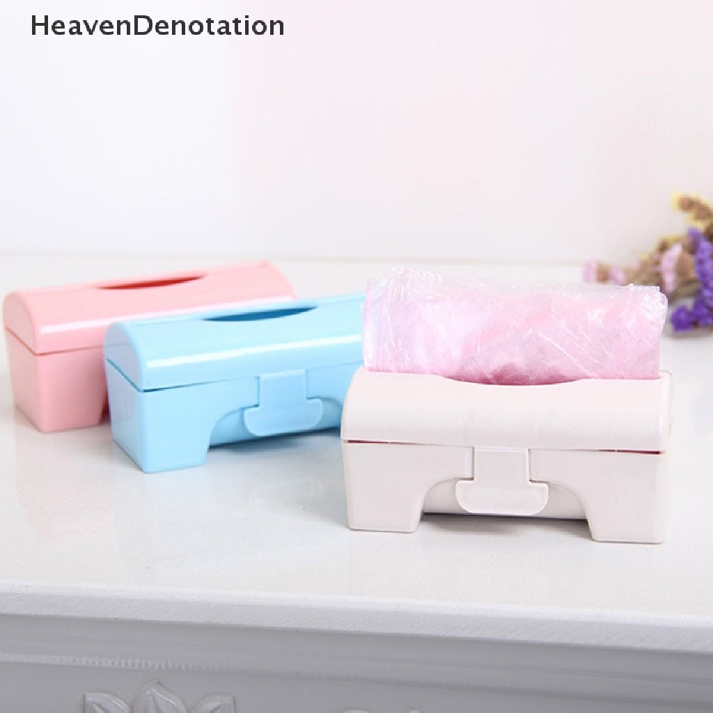 [HeavenDenotation] Kotak Penyimpanan Kantong Sampah Dapur Dinding Tempel Trash Bags Dispenser Kantong Sampah HDV