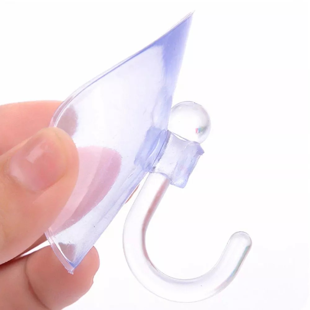 Hot Sale/Grosir Pengait Dinding Jendela Kaca Transparan/Gantungan Suction Cup Suckers Mini Kuat/Perlengkapan Kait Dapur Kamar Mandi