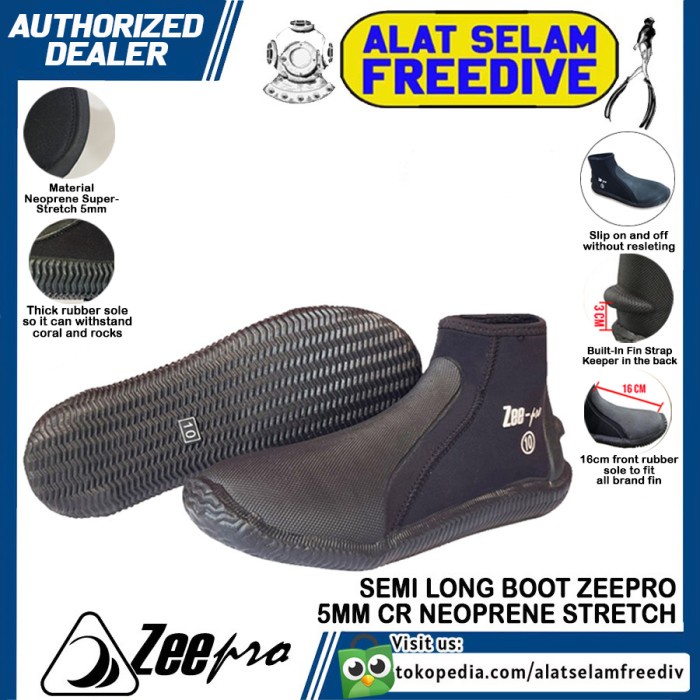 Terlaris Semi Long Boot Zeepro Booties 5Mm Neoprene Stretch - Not Mares