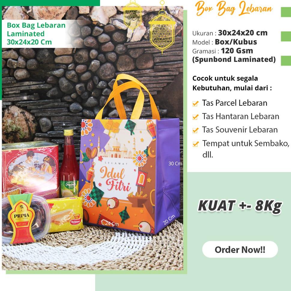 

A39 ALTHEA Tas Parcel Lebaran Laminasi | Goodie Bag Lebaran Laminasi | Tas Bingkisan Lebaran | Ich Color 30x24x20 BEST RATING ㅠ