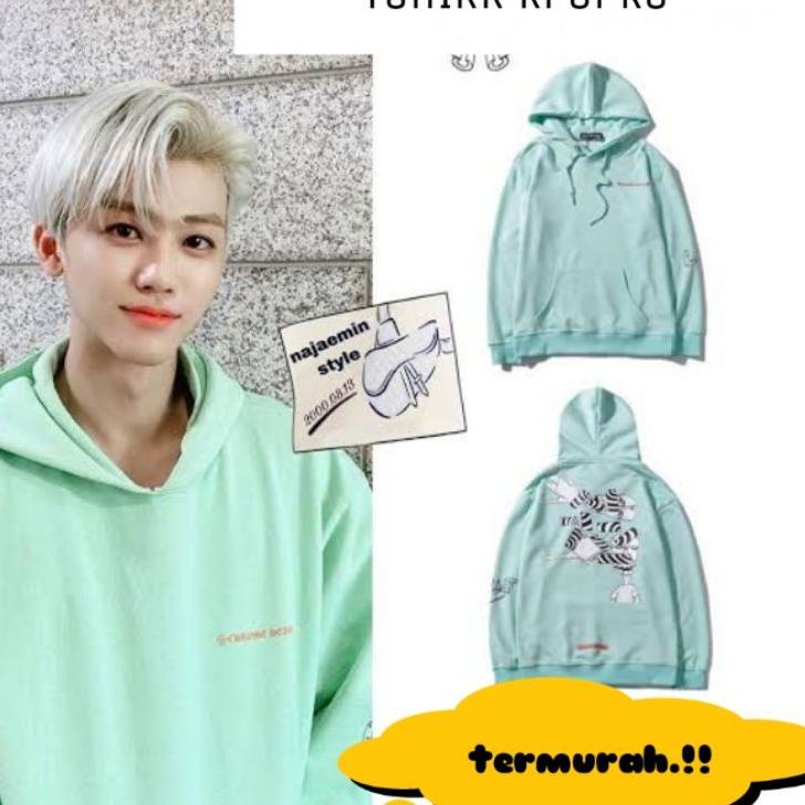 ❇ termurah. JAKET HOODIE MINT JAEMIN lust m-xxl ✴