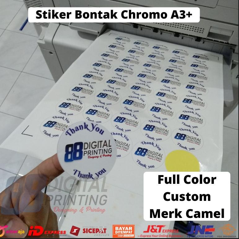 

R93 [✔️Print+Cut] Cetak Sticker Bontak Chromo A3+ / Print Sticker Label Full Color STOCK TERBATAS ぢ