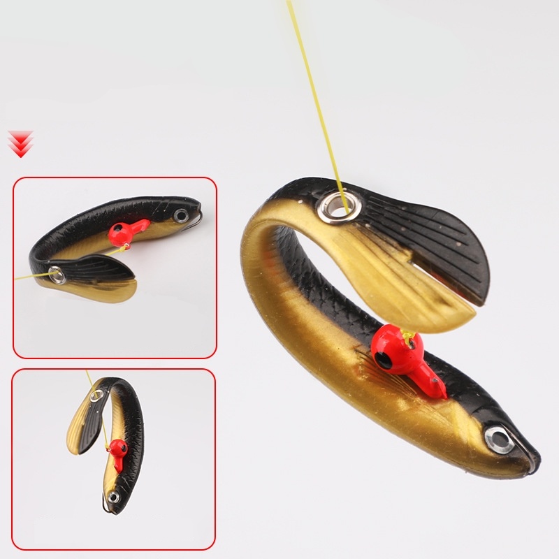 [Harga Grosir] Realistis Renang Memancing Umpan Aksesori Silikon Kecil Loach Umpan Buatan Untuk Bass Pike Memancing Lembut Bionic Fishing Lure Stuff Fishing Gear Bass Lures