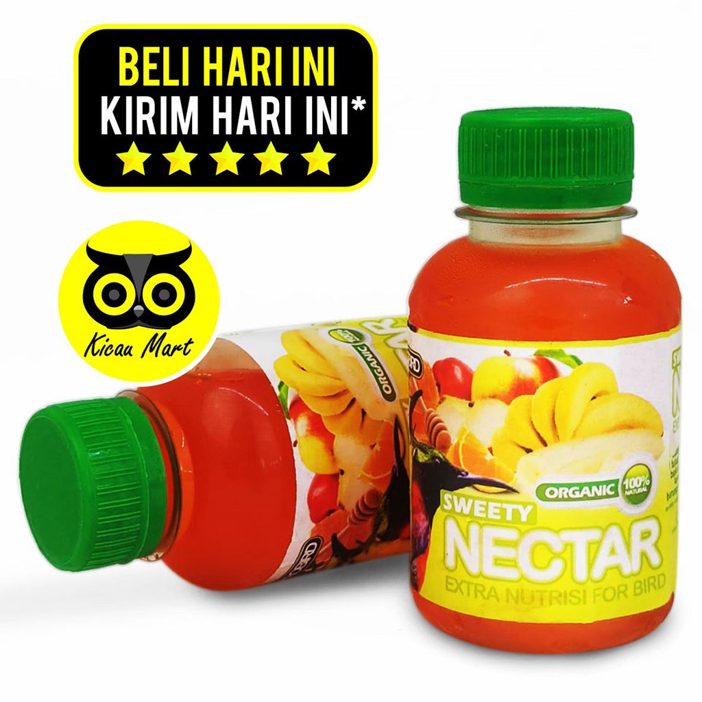 PAKAN MINUMAN MAKANAN SWEETY NECTAR PROBIRD NEKTAR CAIR BURUNG PLECI KOLIBRI COLIBRI KONIN VSWNCSR