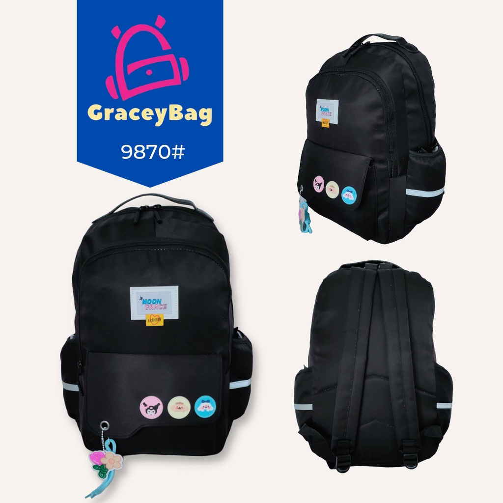 GB-9870 Tas Ransel Anak Perempuan Import Free Raincover