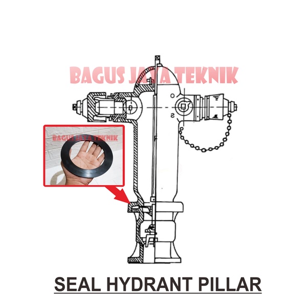 Seal Hydrant Pillar Body, Sil Body Hidran Pilar