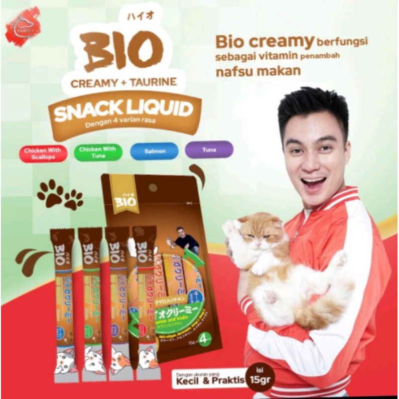 Bio creamy snack liquid all varian 15gr