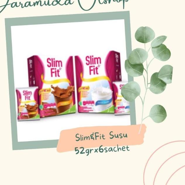 

❊ Susu slim fit diet 6 sachet 1 box slimfit pengganti makan penurun berat badan ampuh dan cepat ℗