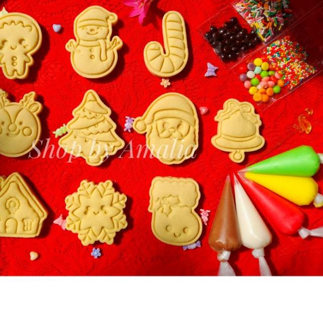 

☺ DIY Decorating Cookies Kit Christmas Edition/Natal (Big Size) ☻